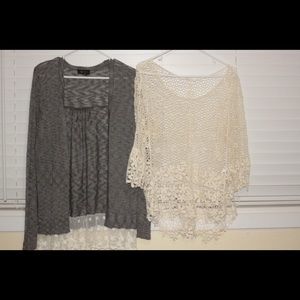 Lace Cardigan and lace cover up